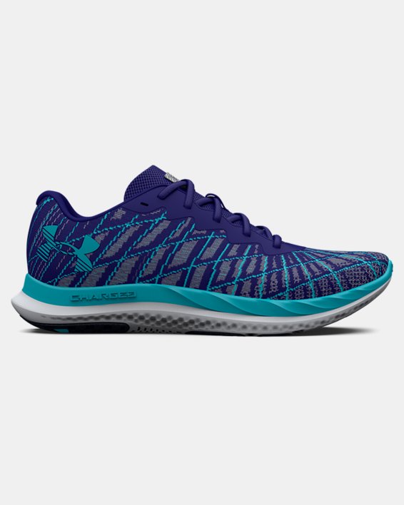 Men's UA Charged Breeze 2 Running Shoes in Blue image number 0